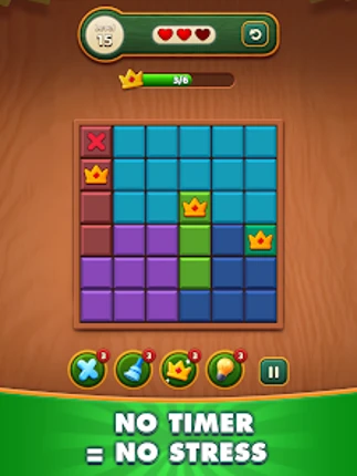 Find the Queens: Logic Puzzle screenshot