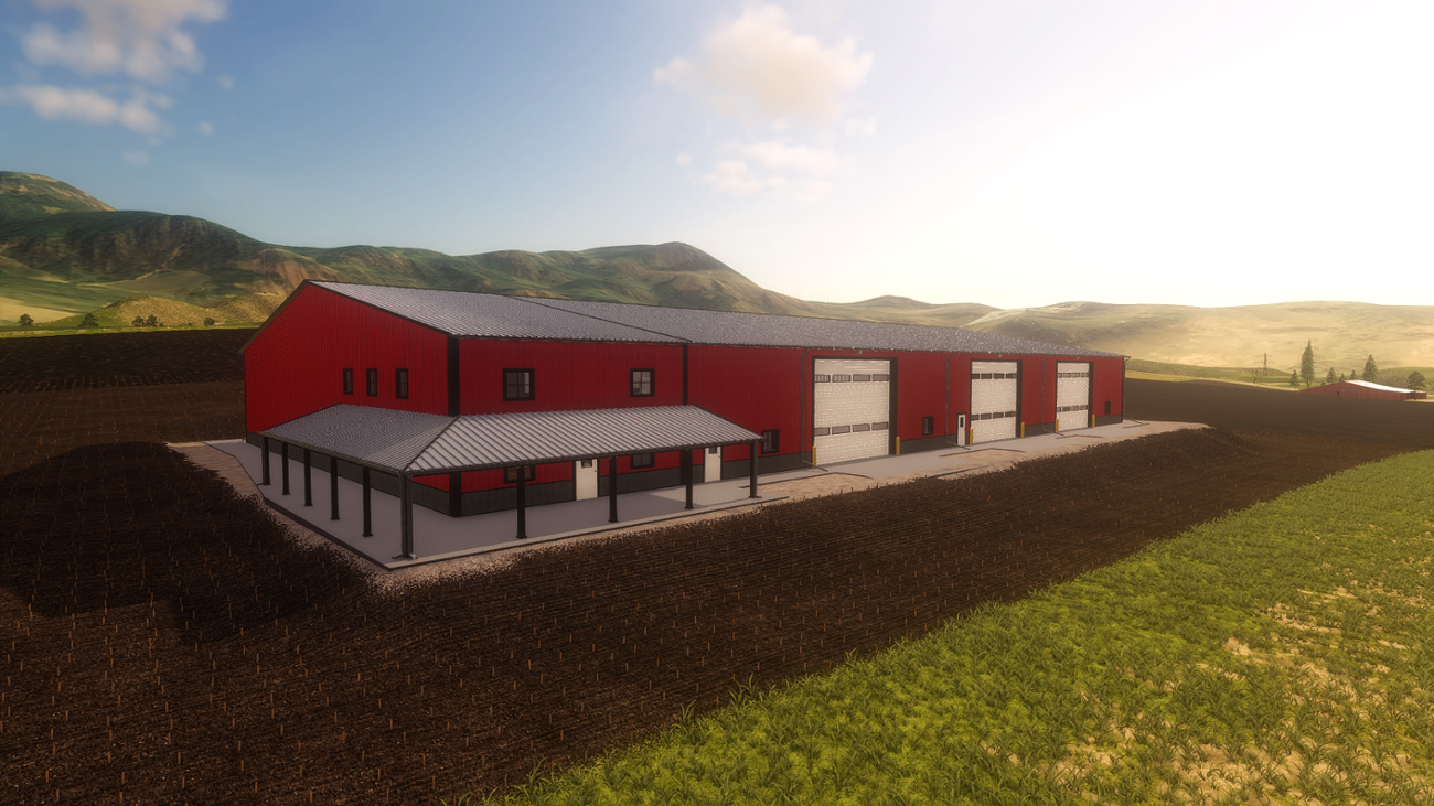 Games like FS 19 120x225 Grey Red Shop