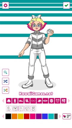 Kawaii Monster Trainer Avatar Maker - Android version screenshot