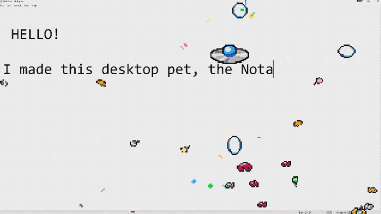 Notable Flying Typing Companion (NFTc) Image
