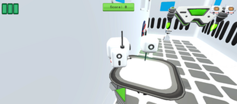 Spaceship Astronauts 3D screenshot