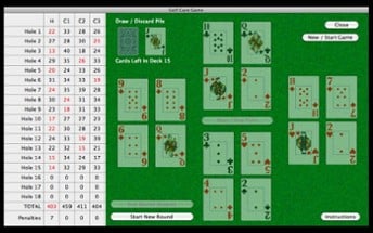 Golf Card Game Image