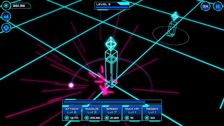 Idle Geometry Defense screenshot