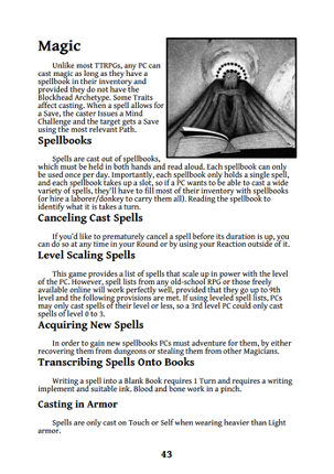 Miasma and Monsters Player's Pamphlet Image