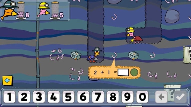Miner Birds - Addition and Subtraction Image