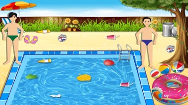 Pool Party &amp; Bonfire - BBQ cooking adventure &amp; chef game Image