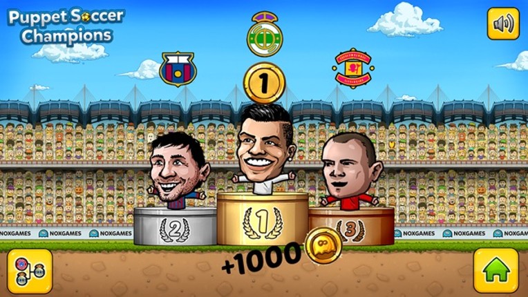 Puppet Soccer Champions - Football League of the big head Marionette stars and players Image