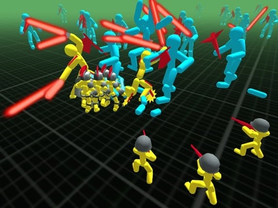 Stickman Neon Battle Simulator screenshot