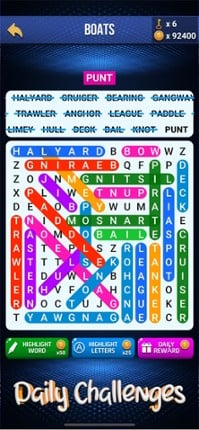 Wow Search: Classic Words Game screenshot