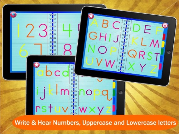 Amazing Letters &amp; Numbers –Interactive Writing Game for Kids! screenshot