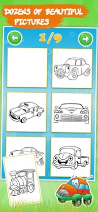 Best coloring book: Cars screenshot