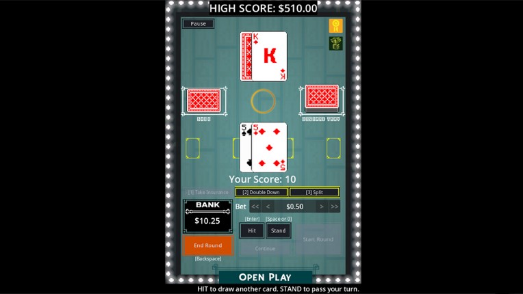 Blackjack 2D: Dealer's Gambit Image