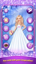 Blonde Bride in Wedding Salon - Dress up game Image