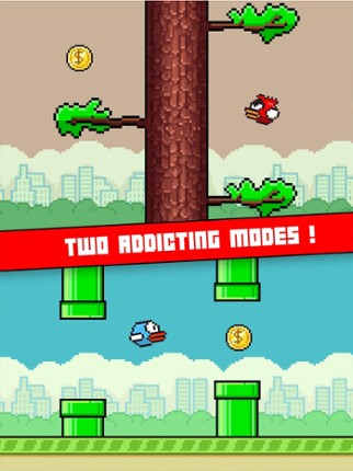 Flappy Ninja - Create Your Own Original Bird ! screenshot