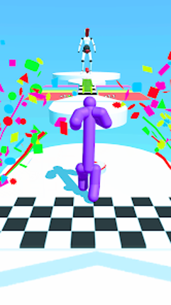Man Run 3D - Run and Merge Image