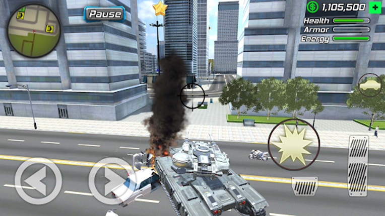 Rope Frog Ninja Hero Car Vegas screenshot