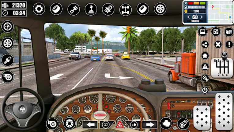 Heavy Truck Driving Cargo Game Image