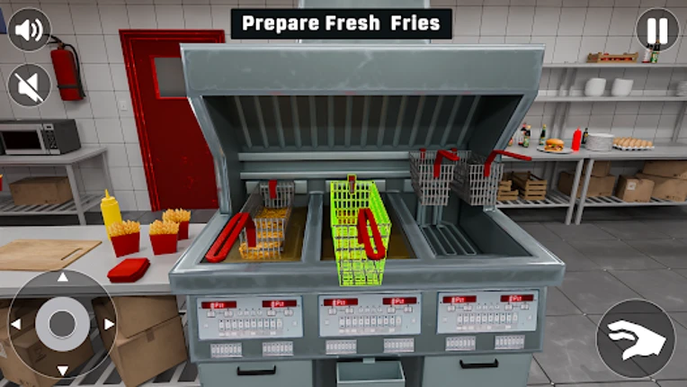 Fast Restaurant Food Shop Sim Image