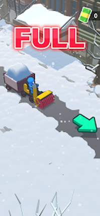 Snow shovelers - simulation screenshot