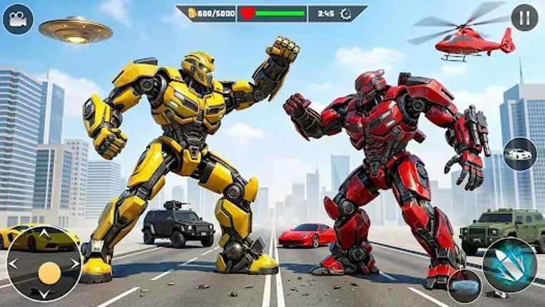 Taxi Car Robot Transformation screenshot