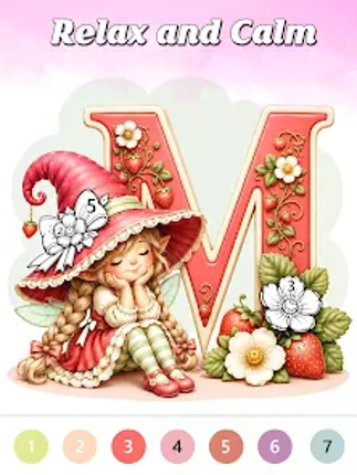 Letter Art Coloring Book screenshot