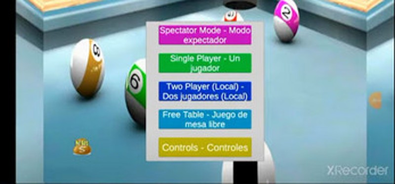 Android apk Billar gratis en espanol sin internet _com. Pablo Sanagustin Ballesteros screenshot