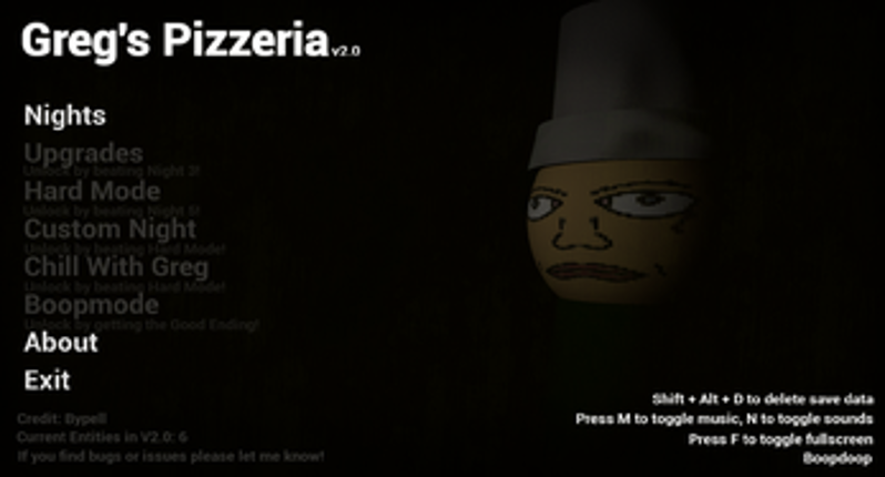Greg's Pizzeria screenshot