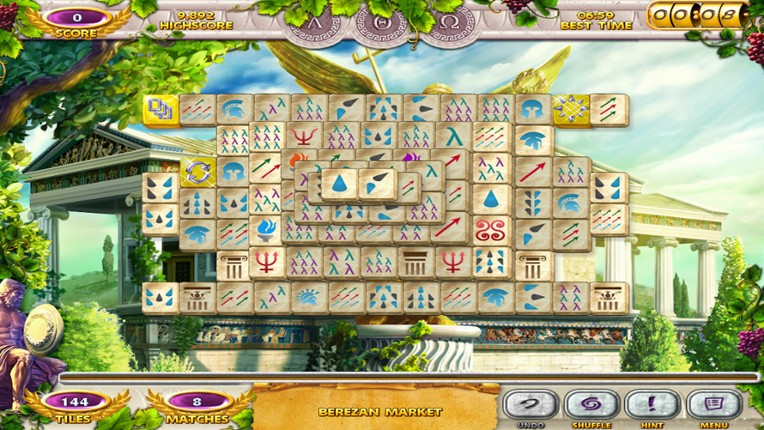 Mahjong Mysteries - Ancient Athena screenshot