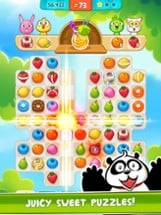 Panda Juice - matching 3 fruit land puzzle adventure Image