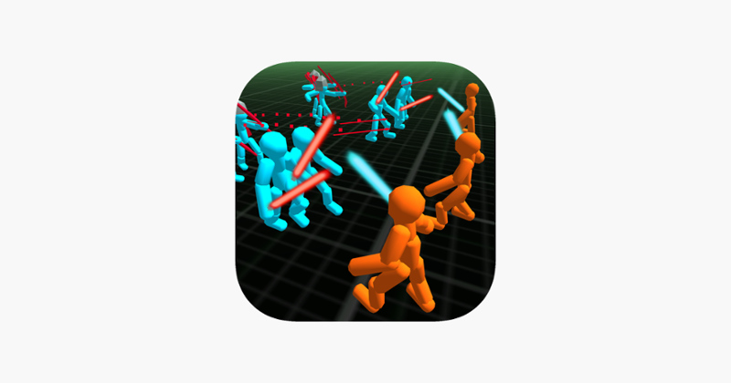 Stickman Neon Battle Simulator Image