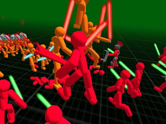 Stickman Neon Battle Simulator screenshot