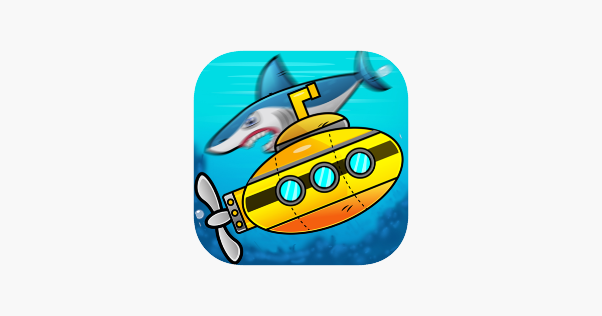 Games like Submarine shooting shark in underwater adventure