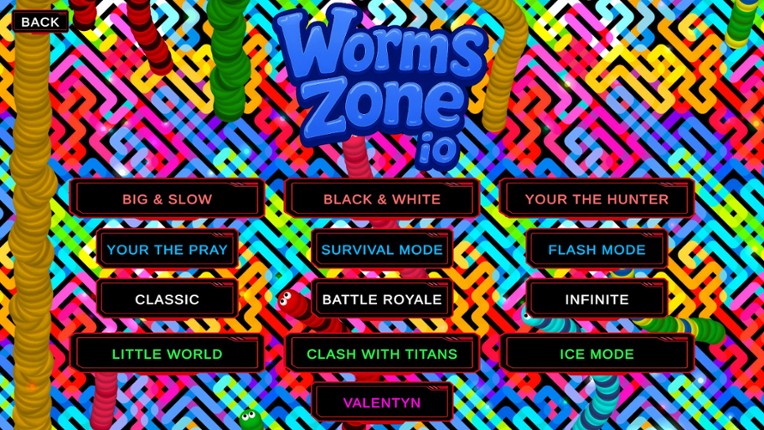 Worms Zone io - Slither Snake game screenshot