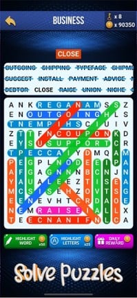 Wow Search: Classic Words Game screenshot