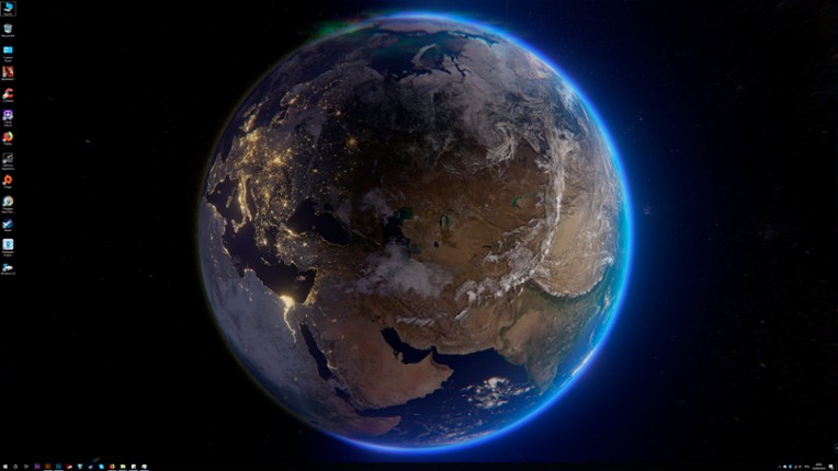 3D Earth Time Lapse PC Live Wallpaper screenshot