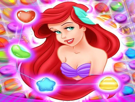 Ariel | The Little Mermaid Match 3 Puzzle Game Cover