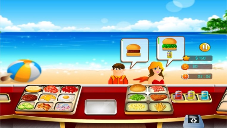Burger Cooking Restaurant Maker Jam - Fast Food Match Game for Boys and Girls Image
