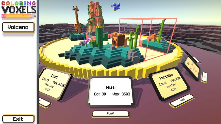 Coloring Voxels screenshot