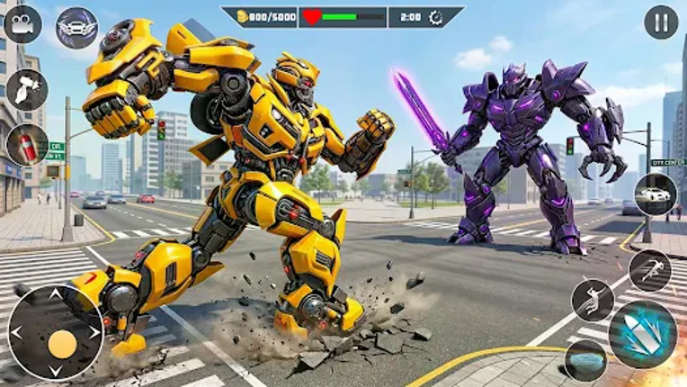 Taxi Car Robot Transformation screenshot