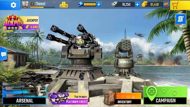 War Game: Beach Defense screenshot