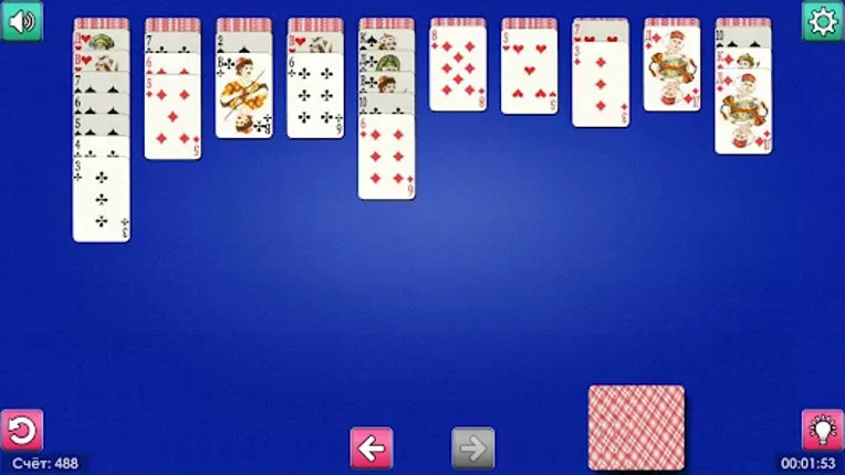 Spider Solitaire: Soviet Cards screenshot