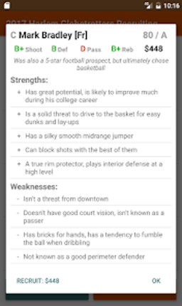 College Hoops Coach screenshot