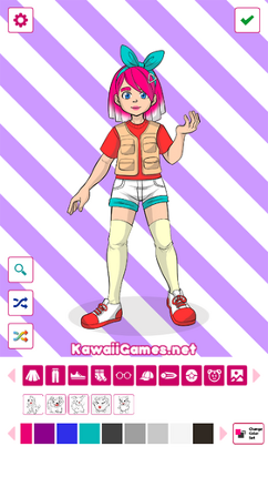 Kawaii Monster Trainer Avatar Maker - Android version screenshot