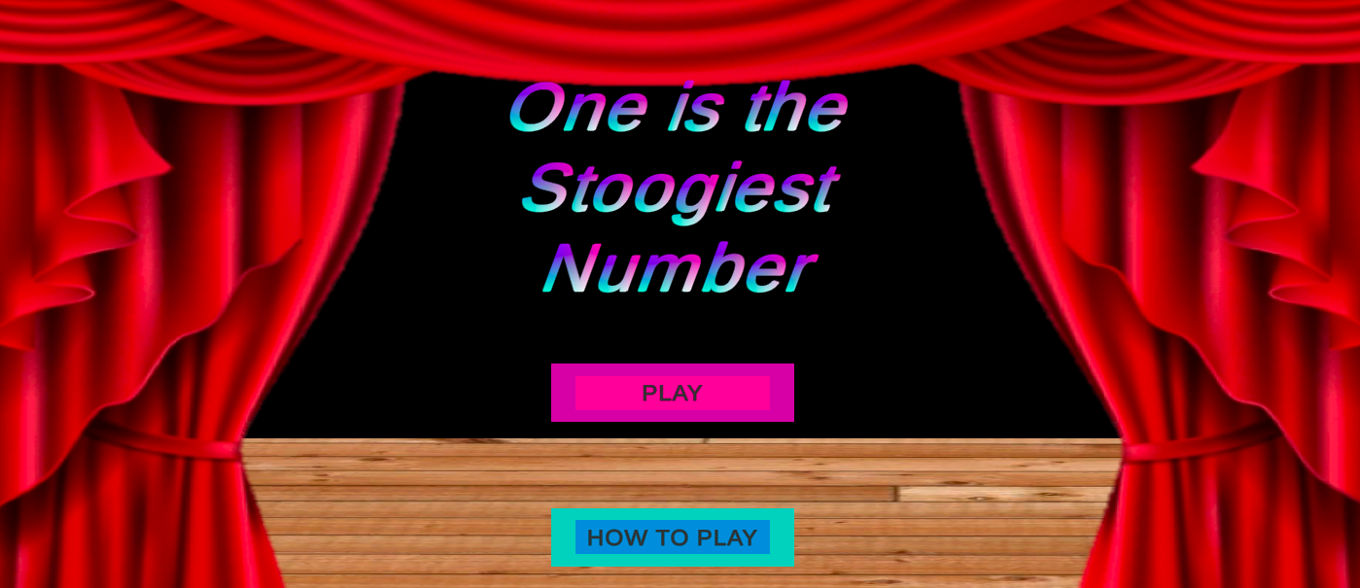 Games like One is the Stoogiest Number