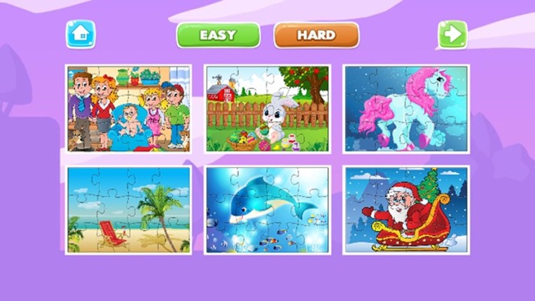Jigsaw Puzzle Games Free - Who love educational memory learning puzzles for Kids and toddlers Image