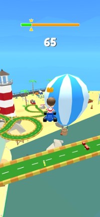 Kart Rush:Roller Coaster Park screenshot