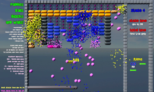 Games like Paddles, Balls, Blocks, and Walls