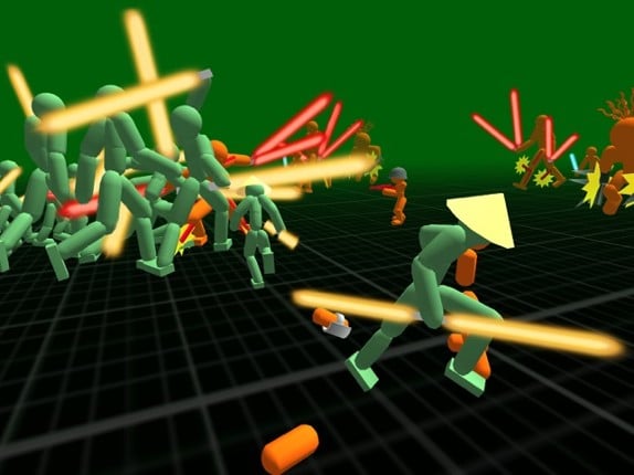 Stickman Neon Battle Simulator screenshot