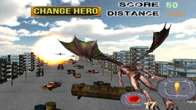 Clash Of Gargoyle 3D - An Epic Deamon War Against Earth's Air Force Fighter Jet (Free Arcade Version) screenshot