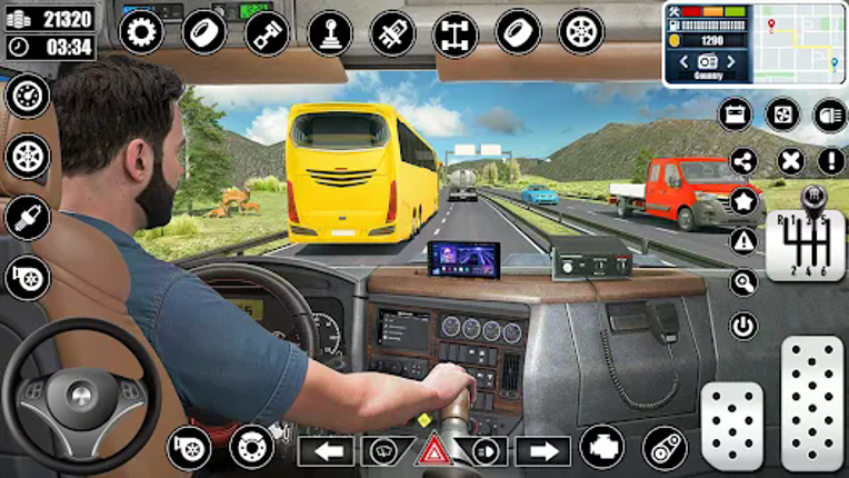 Heavy Truck Driving Cargo Game screenshot